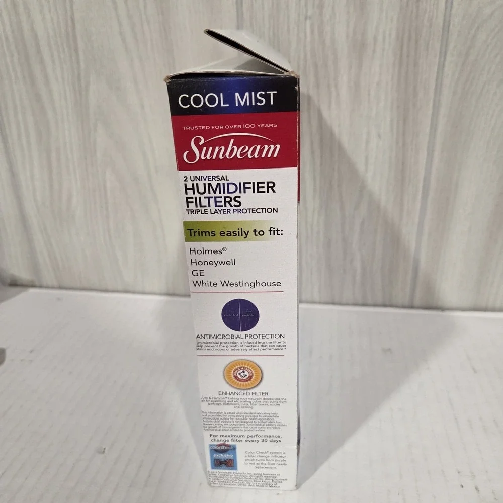 Sunbeam (SFU001) Cool Mist Humidifier Filter - Pack of 2